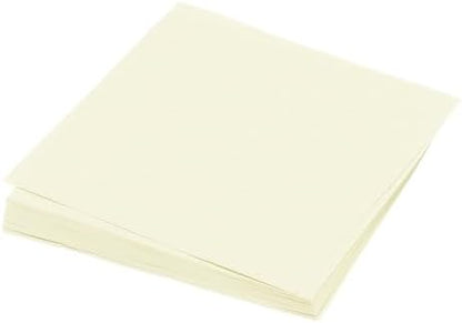 MECCANIXITY 50 Sheet Origami Paper Double Sided Cream White 5.5 x 5.5 Inch Square Sheet for Art Craft Project, Beginners, Gifts Decor by MECCANIXITY