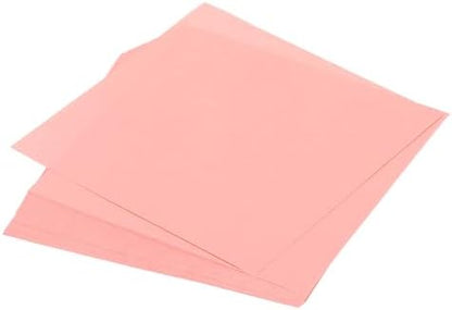 MECCANIXITY 75 Sheet Origami Paper Double Sided 3x3" Fluorescent Pink by MECCANIXITY