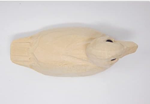 Selsela DIY Paint-Your-Own Wooden Duck Figurine - Unpainted Miniature Personalized Sculpture, Wood Craft Figurine Statue Art Small Animal for Home Decor, Gifts & Personalized Projects - Image 6