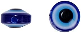 Resin Blue Evil Eye Beads for Jewelry Making, Hamsa Beads, DIY Arts and Crafts Projects 0.31 in, 200 Pieces (Royal Blue M) - Image 6
