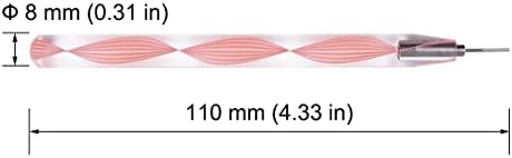 JUYA Fine-Tip Quilling Tools Set, 4-Piece Slotted Rolling Tools, Pink - Image 2