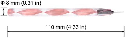JUYA Fine-Tip Quilling Tools Set, 4-Piece Slotted Rolling Tools, Pink - Image 2