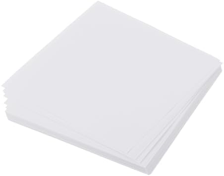 MECCANIXITY 50 Sheet Origami Paper Double Sided White 2x2 Inch Square Sheet for Art Craft Project, Beginners, Gifts Decor by MECCANIXITY