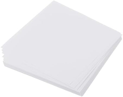 MECCANIXITY 50 Sheet Origami Paper Double Sided White 2x2 Inch Square Sheet for Art Craft Project, Beginners, Gifts Decor by MECCANIXITY