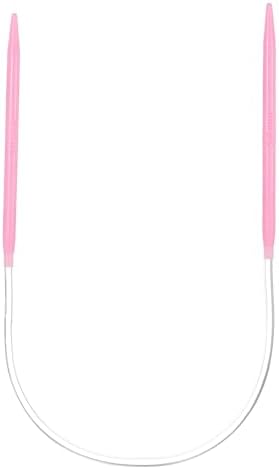 HARFINGTON Size US 8 (5mm) Plastic Circular Knitting Needles 16 Inch(40cm) Round Knitting Needle for Handmade Projects DIY Weave by HARFINGTON