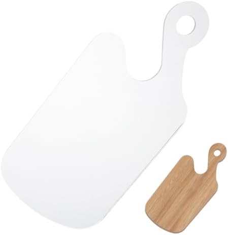 INFUNLY Clear Acrylic Charcuterie Board Template 15x7Inch Curved Handle Serving Board Router Template Woodworking Tracing Stencil Cut Guide Tool for DIY Wooden Cutting Board Making - Image 2