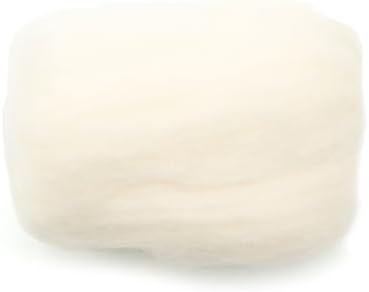 Clover Natural Wool Roving, Off White - 7920 - Image 2