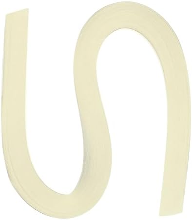 PATIKIL 120pcs Quilling Strips Paper 3/8"(10mm) 21"(54cm) Origami Paper Quilling Strip for Art DIY Hand Craft Christmas, Light Beige by PATIKIL