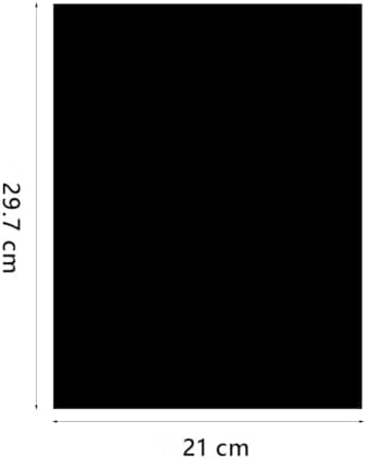A4 Origami Paper Black 100 Sheets, 8.27×11.7 inch Double Sided Color Easy Fold Big Origami Paper A4 Colored Copy Papers Thin 70gsm for Beginners, DIY handwork Art and Craft Projects (210 x 297 mm) - Image 2