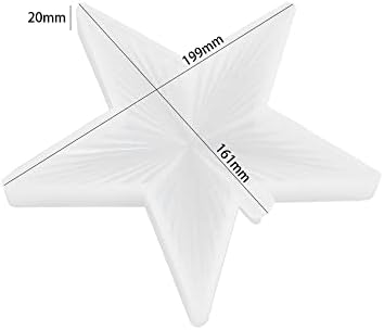 Star Silicone Resin Molds, Christmas Tree Topper Star Crystal Epoxy Resin Molds, DIY Crafts Making Christmas Ornaments Decorations (Cut-Large) - Image 2