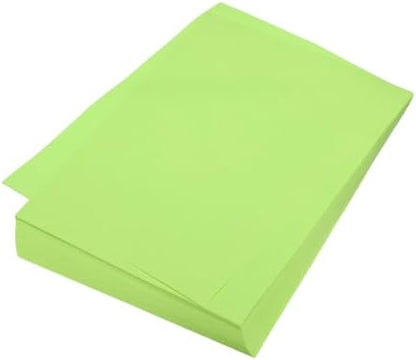 MECCANIXITY 100 Sheet Origami Paper Double Sided Fluorescent Green 8.3 x 5.8 Inch Square Sheet for Art Craft Project, Beginners, Gifts Decor by MECCANIXITY