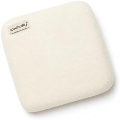 Woolbuddy Needle Felting Pad - Durable Wool Mat for Craft Projects, Foam Alternative, 6"x6"x1.5" (White) by Woolbuddy