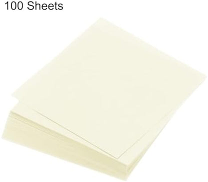 MECCANIXITY 100 Sheet Origami Paper Double Sided Cream White 5.5 x 5.5 Inch Square Sheet for Art Craft Project, Beginners, Gifts Decor - Image 3