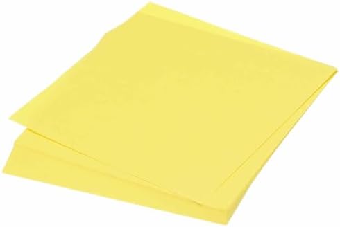 MECCANIXITY 75 Sheet Origami Paper Double Sided 6x6" Fluorescent Yellow by MECCANIXITY