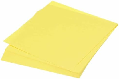 MECCANIXITY 75 Sheet Origami Paper Double Sided 6x6" Fluorescent Yellow by MECCANIXITY