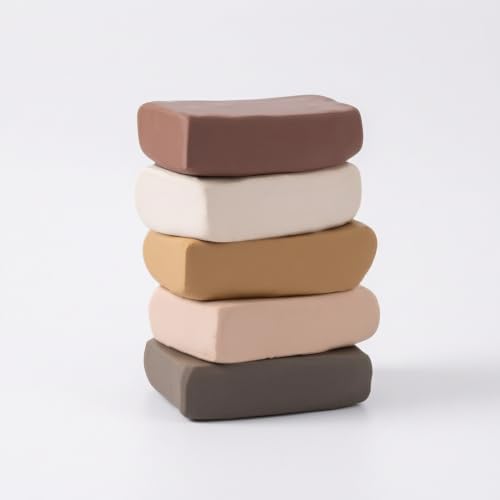 Pottery Modeling Clay Soft Air-Dry Sculpting Modeling Material Fine Motor Skills Suitable for Adult Sculpting Kids’ Art Classes by Unknown
