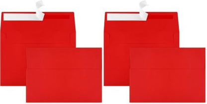 140 Packs of Invitation Envelopes, A2 Envelopes Red Postcard for 4.5x5.5 for Invitations, Self Seal for Photos RSVP, Greeting Cards by Joyberg