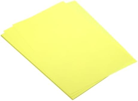 MECCANIXITY 50 Sheet Origami Paper Double Sided Cream Fluorescent Yellow 11.7 x 8.3 Inch Square Sheet for Art Craft Project, Beginners, Gifts Decor by MECCANIXITY