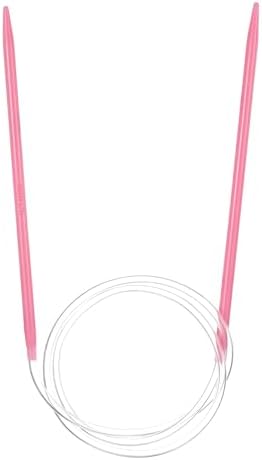 HARFINGTON Size US 7 (4.5mm) Plastic Circular Knitting Needles 32 Inch(80cm) Round Knitting Needle for Handmade Projects DIY Weave by HARFINGTON