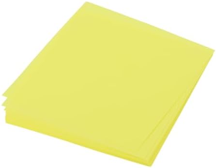 MECCANIXITY 25 Sheet Origami Paper Double Sided Fluorescent Yellow 2x2 Inch Square Sheet for Art Craft Project, Beginners, Gifts Decor by MECCANIXITY