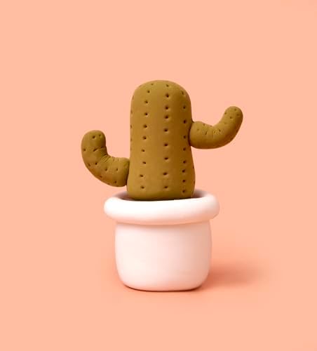 Pott’d Foam Dough Collectibles Air Dry Clay Kit for Adults, DIY Crafts Includes Clay Tools, Colourful Foam Clay, Guides for Mini Food Characters, Plant Projects and Date Night Creations - Image 3