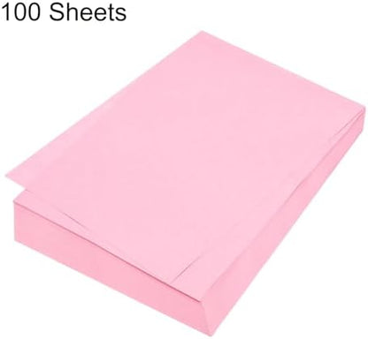 MECCANIXITY 100 Sheet Origami Paper Double Sided Light Pink 8.3 x 5.8 Inch Square Sheet for Art Craft Project, Beginners, Gifts Decor - Image 3