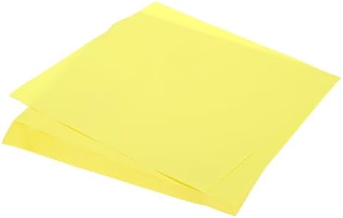 MECCANIXITY 75 Sheet Origami Paper Double Sided 10x10" Fluorescent Yellow by MECCANIXITY