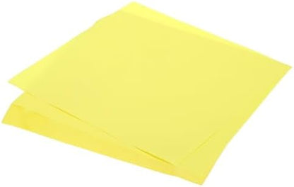 MECCANIXITY 75 Sheet Origami Paper Double Sided 10x10" Fluorescent Yellow by MECCANIXITY