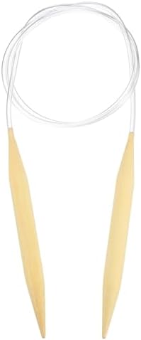 HARFINGTON US Size 17(12mm) Circular Knitting Needles 40 Inch / 100cm Round Wooden Needle for Handmade Projects DIY Knitting Blankets Socks Hats Sweaters by HARFINGTON