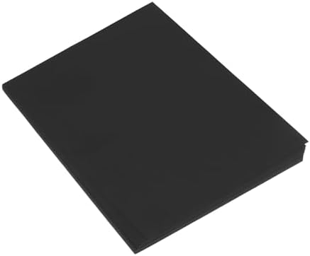 MECCANIXITY 50 Sheet Origami Paper Double Sided Black 8.3 x 5.8 Inch Square Sheet for Art Craft Project, Beginners, Gifts Decor by MECCANIXITY