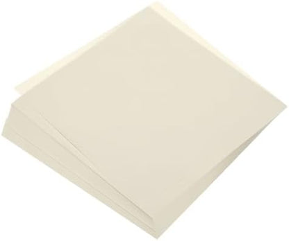MECCANIXITY 100 Sheets Origami Paper Double Sided 8x8 Inch(20x20cm) Square Sheet for Art Craft Project, Beginners, Gifts Decor, Cream White by MECCANIXITY