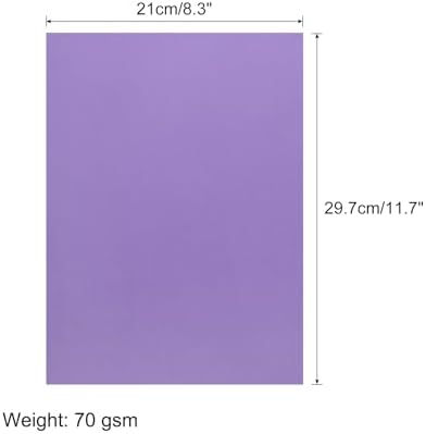 MECCANIXITY 50 Sheet Origami Paper Double Sided Cream Dark Purple 11.7 x 8.3 Inch Square Sheet for Art Craft Project, Beginners, Gifts Decor - Image 2