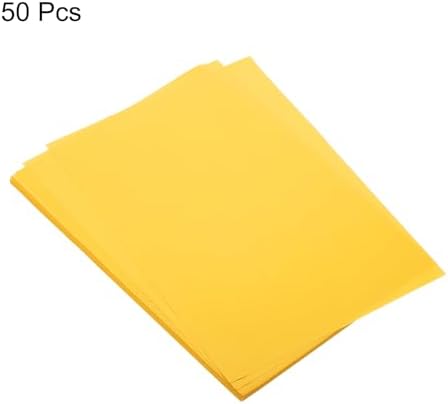 MECCANIXITY 50 Sheet Origami Paper Double Sided Cream Golden Yellow 11.7 x 8.3 Inch Square Sheet for Art Craft Project, Beginners, Gifts Decor - Image 3