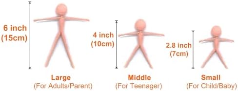 2 Piece Pre-Made Felt Body Frames 4 inch to Make Fairies, Mummies, Gnomes, Aliens Easier - Needle Felting Supplies - Image 2