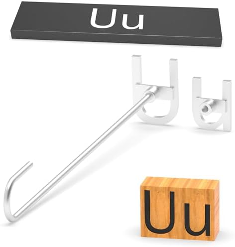 2Pcs Letters Branding Iron for Wood, Leather Branding Stamp (U u) by PKPKAUT
