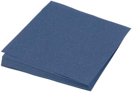 MECCANIXITY 50 Sheet Origami Paper Double Sided Navy Blue 3x3 Inch Square Sheet for Art Craft Project, Beginners, Gifts Decor by MECCANIXITY