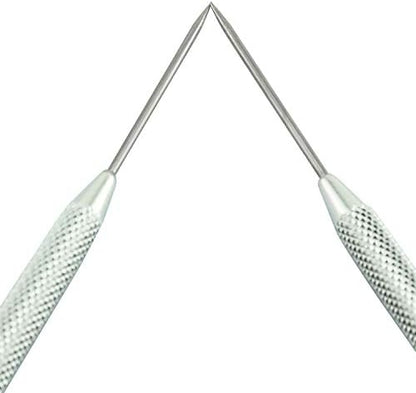 Tegg Clay Needle Tool 2PCS Stainless Steel Professional Pin Needle Detail Tool for Ceramic Polymer Clay Sculpture - Image 4