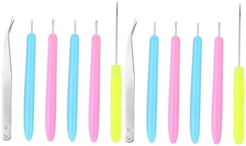 COHEALI 18pcs Papermaking Kit Pens Piercer Tweezer Paper Quilling Tools for DIY Art Craft by COHEALI