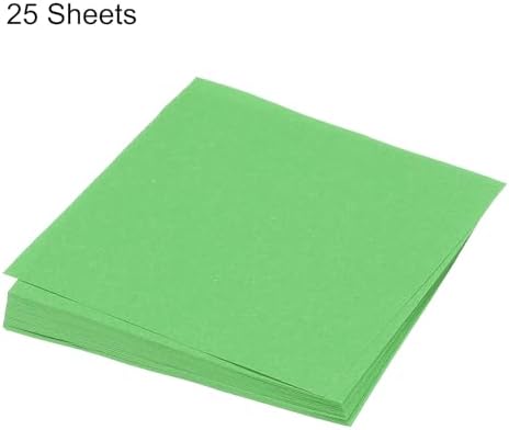 MECCANIXITY 25 Sheet Origami Paper Double Sided Green 5.5x5.5 Inch Square Sheet for Art Craft Project, Beginners, Gifts Decor - Image 3