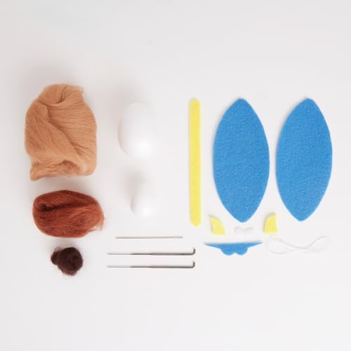 Simply Make Needle Felting Kit, Surfing Capybara, Needle Felting Kit with Felting Needles and Felting Wool, Ideal Needle Felting Kits for Beginners, Fun DIY Craft Kit - Image 2