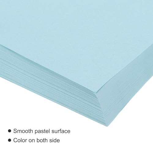 MECCANIXITY 100 Sheet Origami Paper Double Sided Light Blue 11.7 x 8.3 Inch Square Sheet for Art Craft Project, Beginners, Gifts Decor - Image 4
