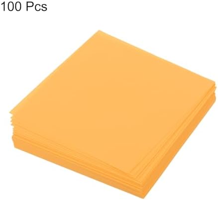 MECCANIXITY 100 Sheet Origami Paper Double Sided Fluorescent Orange 2x2 Inch Square Sheet for Art Craft Project, Beginners, Gifts Decor - Image 3