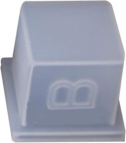 Calsgkspray Epoxy Mold Dice Fillet Shape Resin Molds Digital Game Crafts Epoxy Resin Casting Molds for DIY Crafts Keychains Jewelry Making Jewelry Casting Supplies, White - Image 5