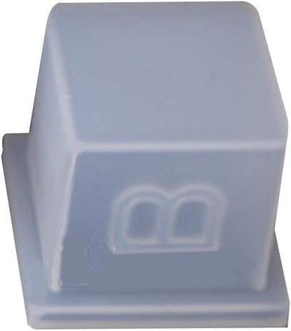 Calsgkspray Epoxy Mold Dice Fillet Shape Resin Molds Digital Game Crafts Epoxy Resin Casting Molds for DIY Crafts Keychains Jewelry Making Jewelry Casting Supplies, White - Image 5