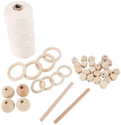 PRETYZOOM Macrame Tapestry Craft Kit Complete DIY Tapestry Material Kit Macrame Cords for Adults Home Adornment by PRETYZOOM