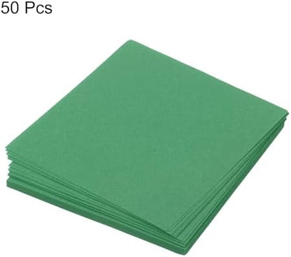 MECCANIXITY 50 Sheet Origami Paper Double Sided Emerald Green 2x2 Inch Square Sheet for Art Craft Project, Beginners, Gifts Decor - Image 3