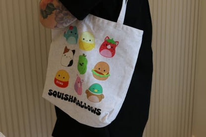 Squishmallows Canvas Tote Bag DIY Sewing Kit – 24" x 43" Cotton Canvas Fabric Panel – Makes 16” x 15” Reusable Tote – Beginner Friendly Craft Project – Cream - Image 6