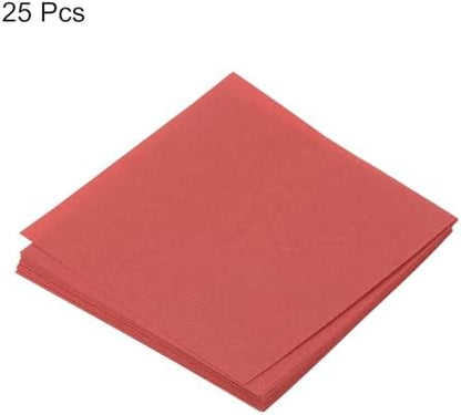 MECCANIXITY 25 Sheet Origami Paper Double Sided Bright Red 2x2 Inch Square Sheet for Art Craft Project, Beginners, Gifts Decor - Image 3