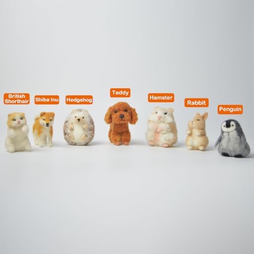 Hedgehog Needle Felting Kit for Beginners Easy Steps to Make with Everything, Christmas for Mom, Grandma - Image 7