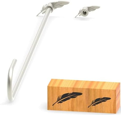 Branding Iron for Wood, Leather Branding Stamp 2Pcs Set (067#) by PKPKAUT
